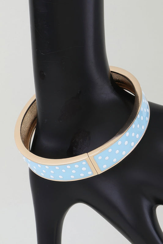 Bright Polka Dot Cuff Bracelet