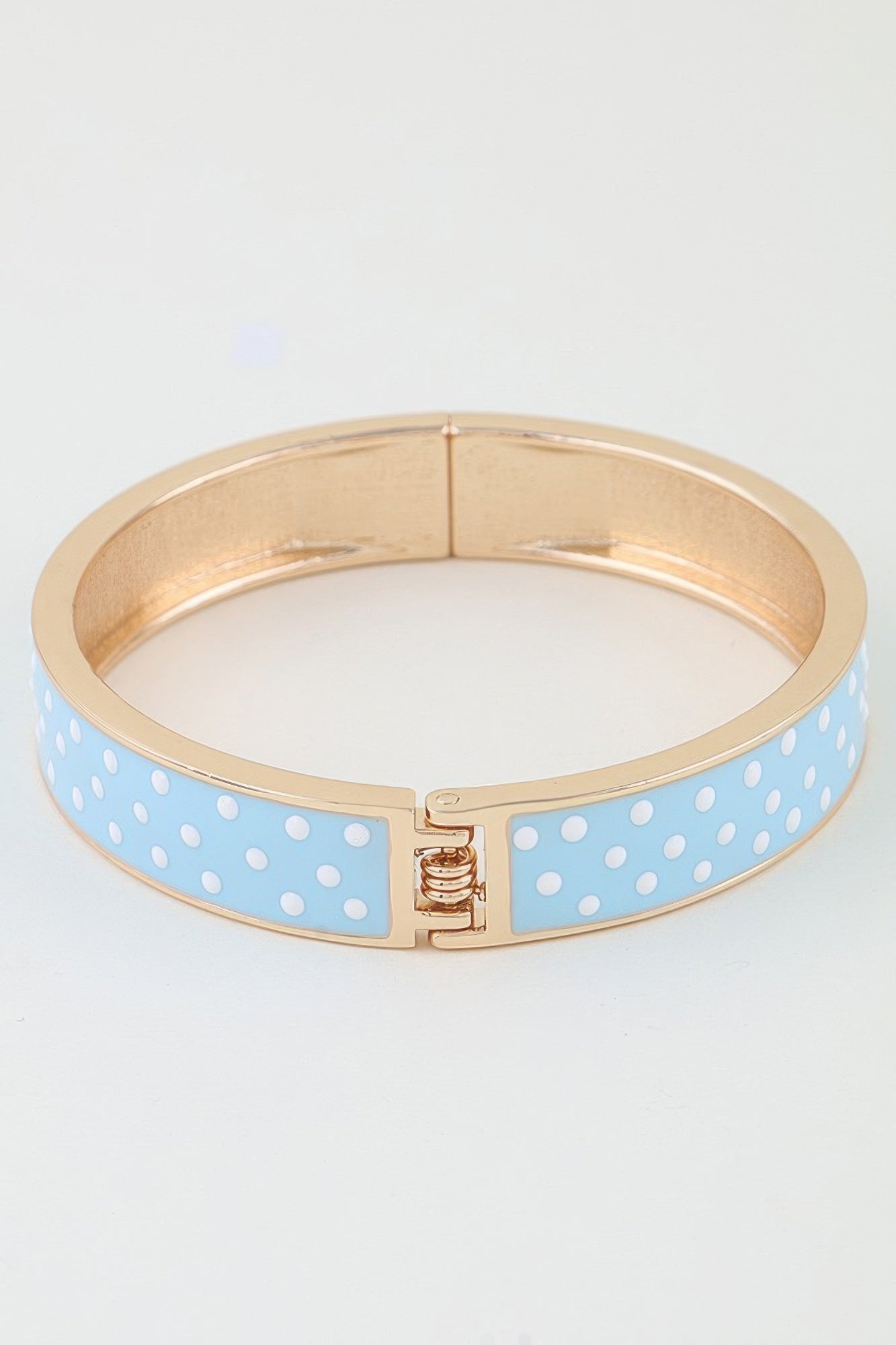 Bright Polka Dot Cuff Bracelet
