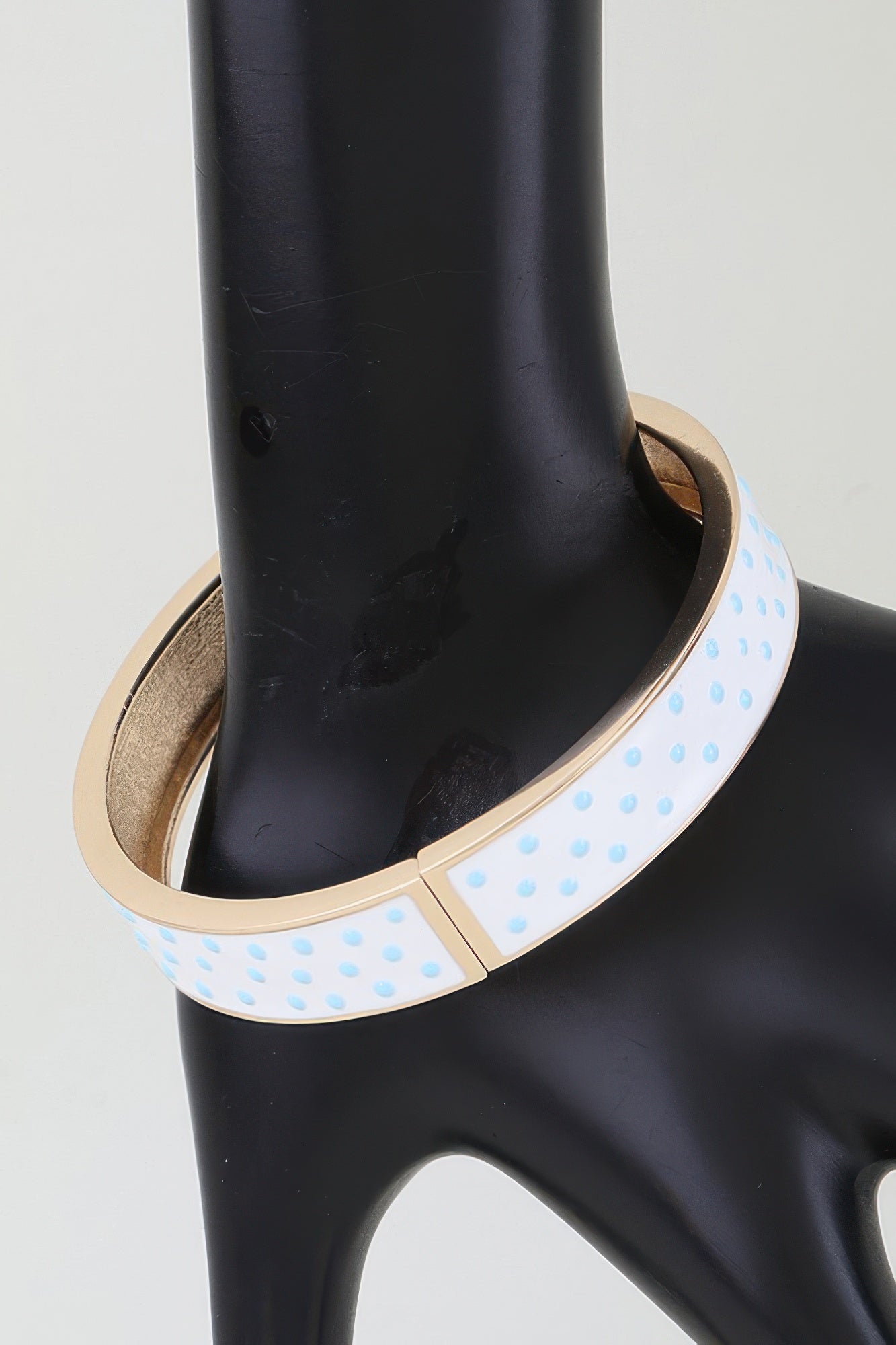 Bright Polka Dot Cuff Bracelet