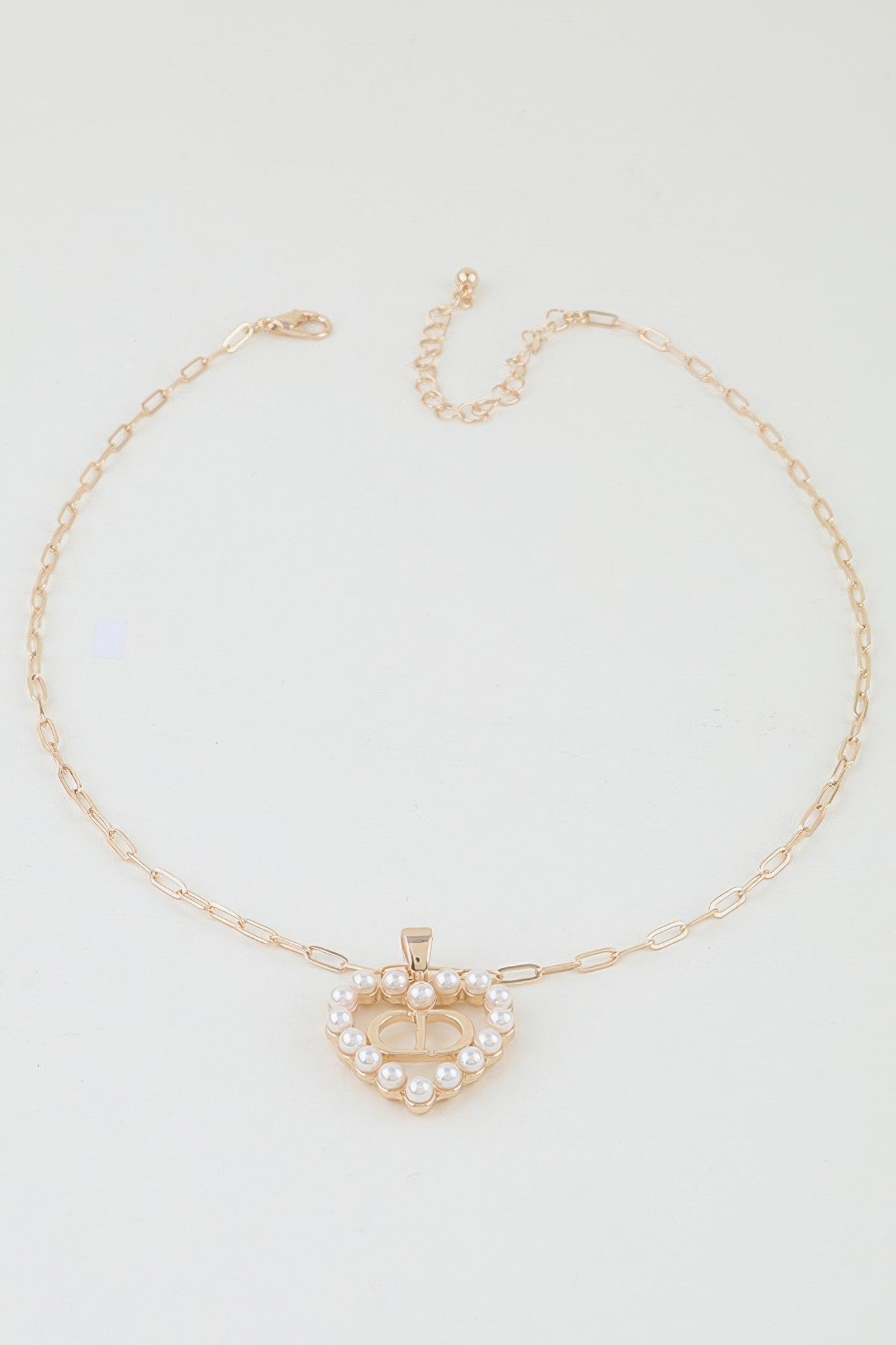 Hammered Jewel Teardrop Necklace