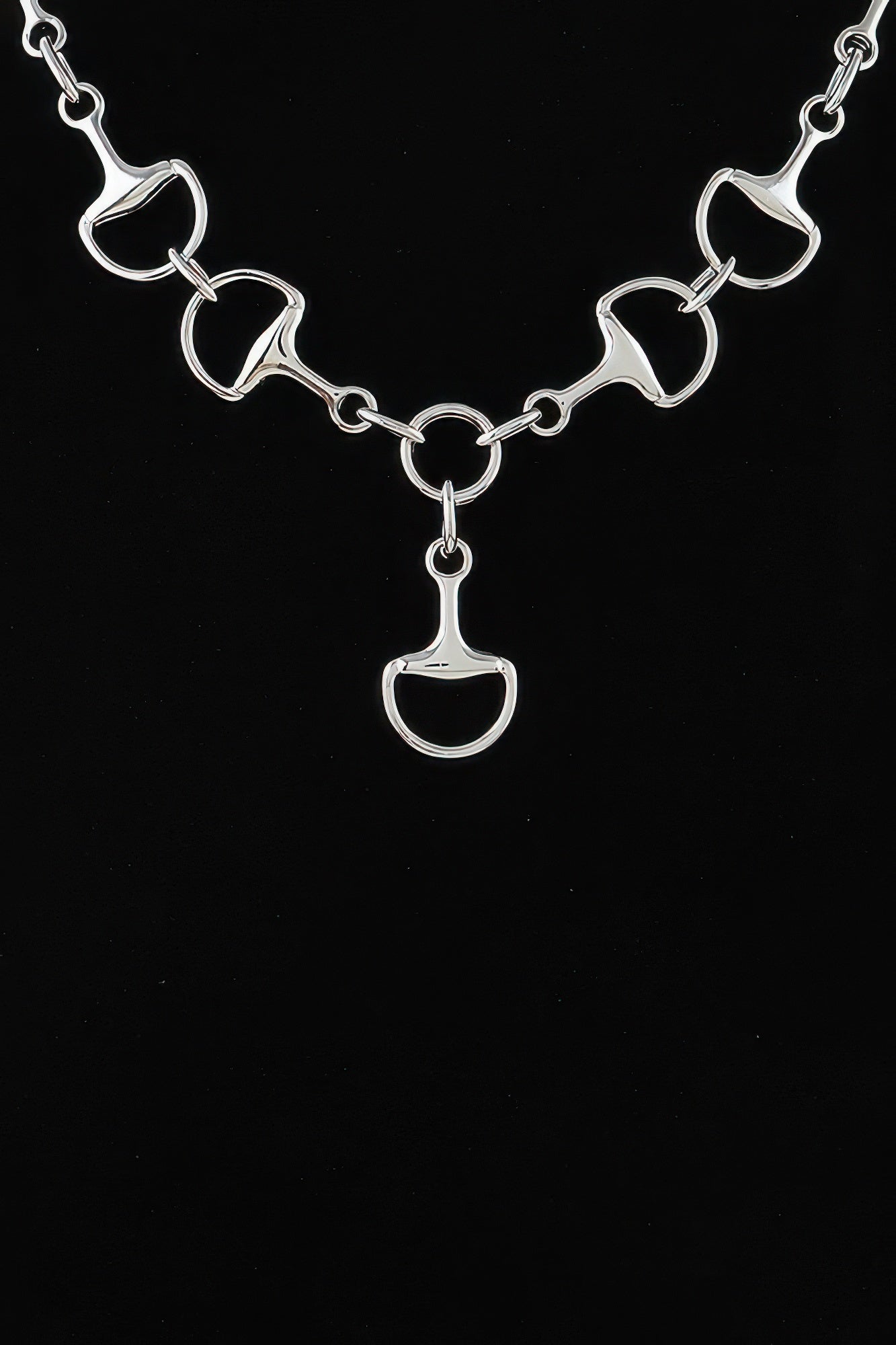 Beaded Heart Mariner Chain Necklace