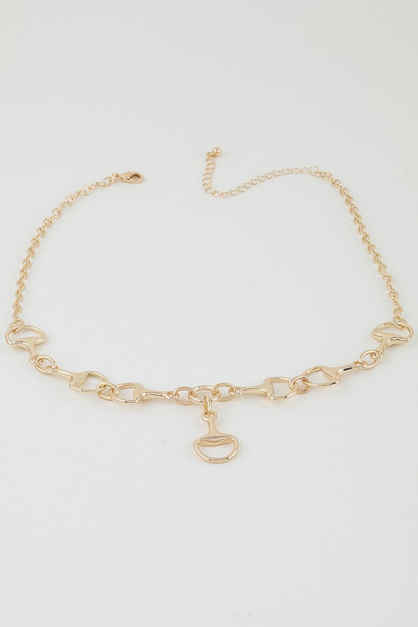 Beaded Heart Mariner Chain Necklace