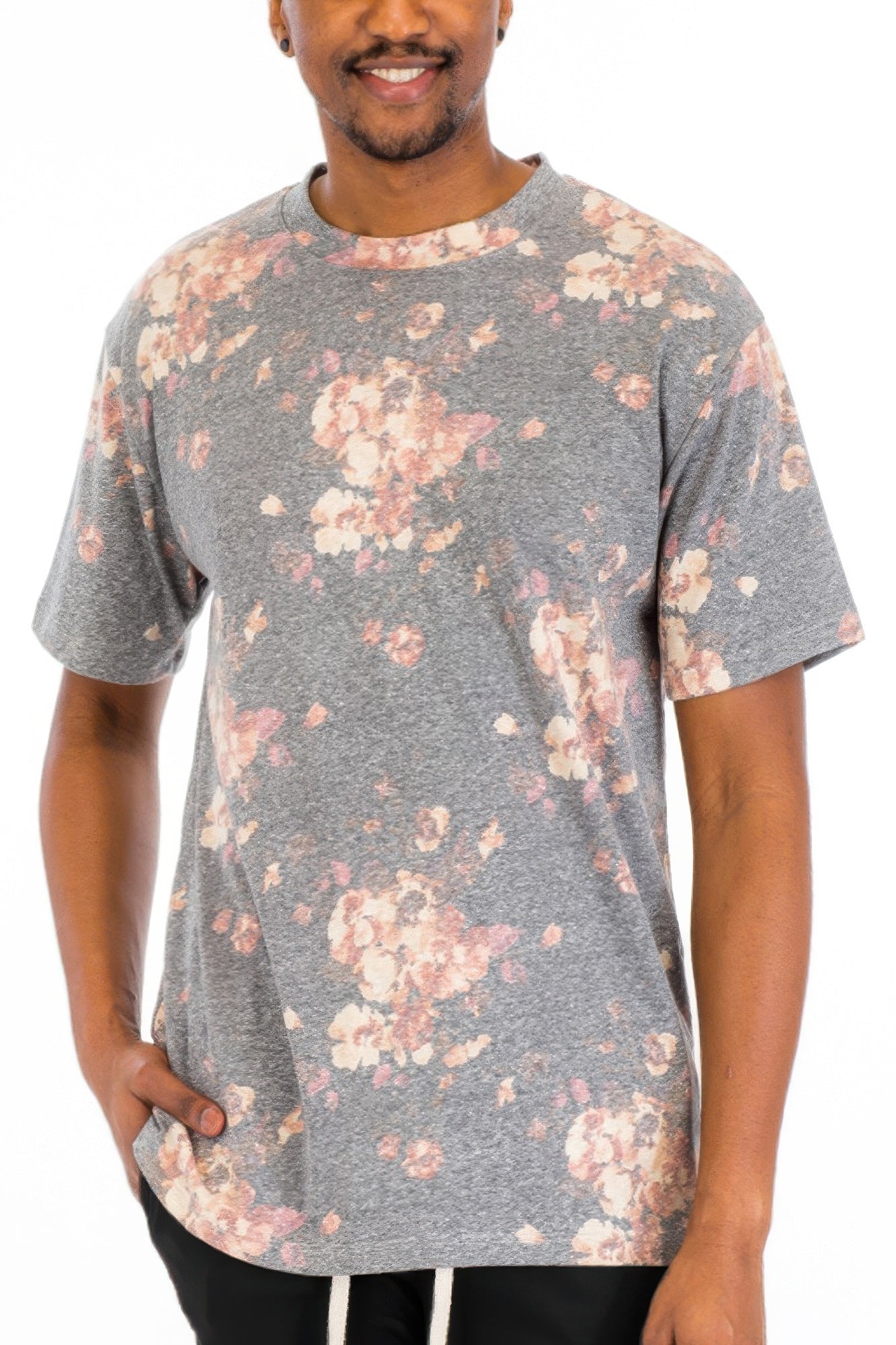 Heathered Floral T-shirt Unisex