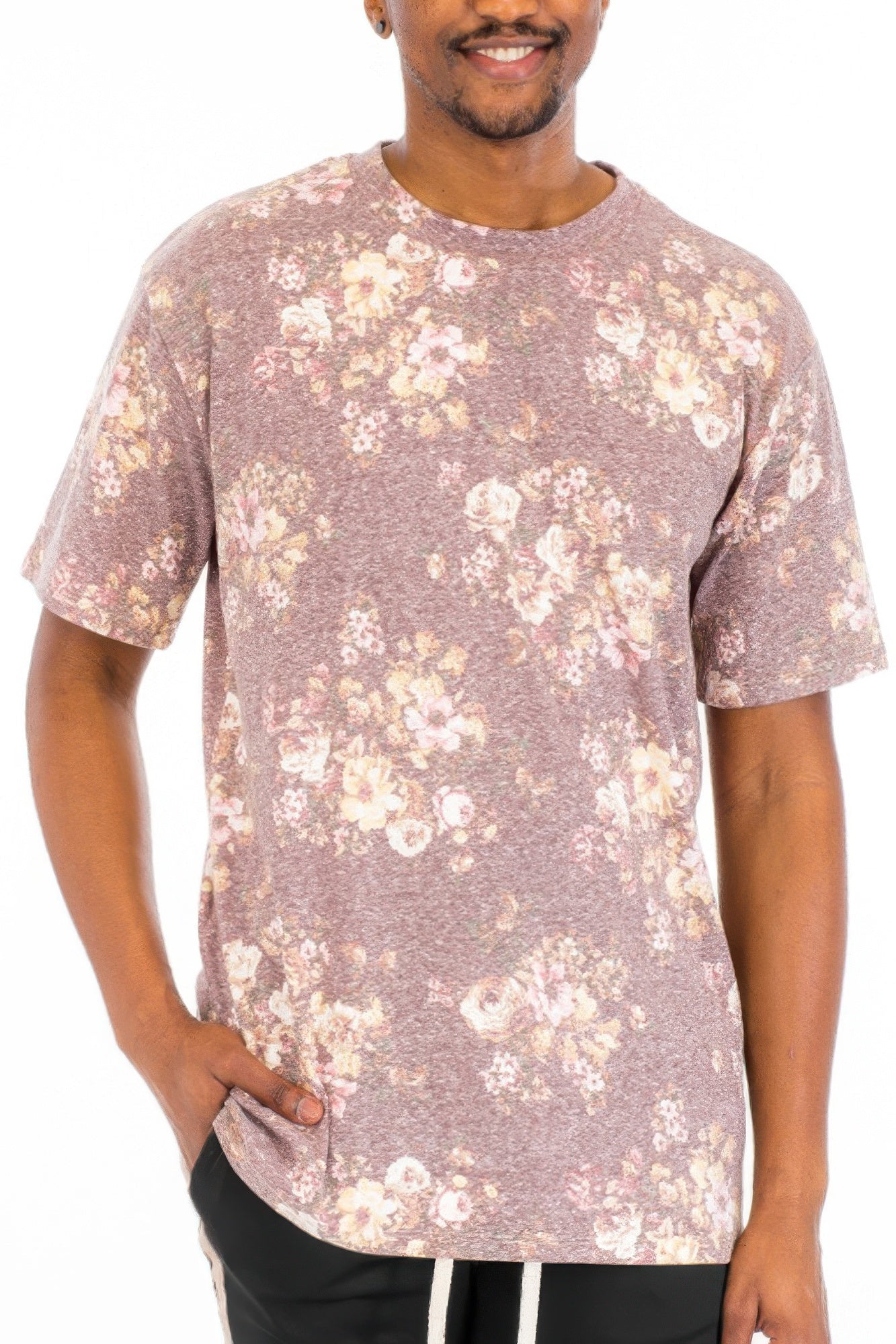 Heathered Floral T-shirt Unisex