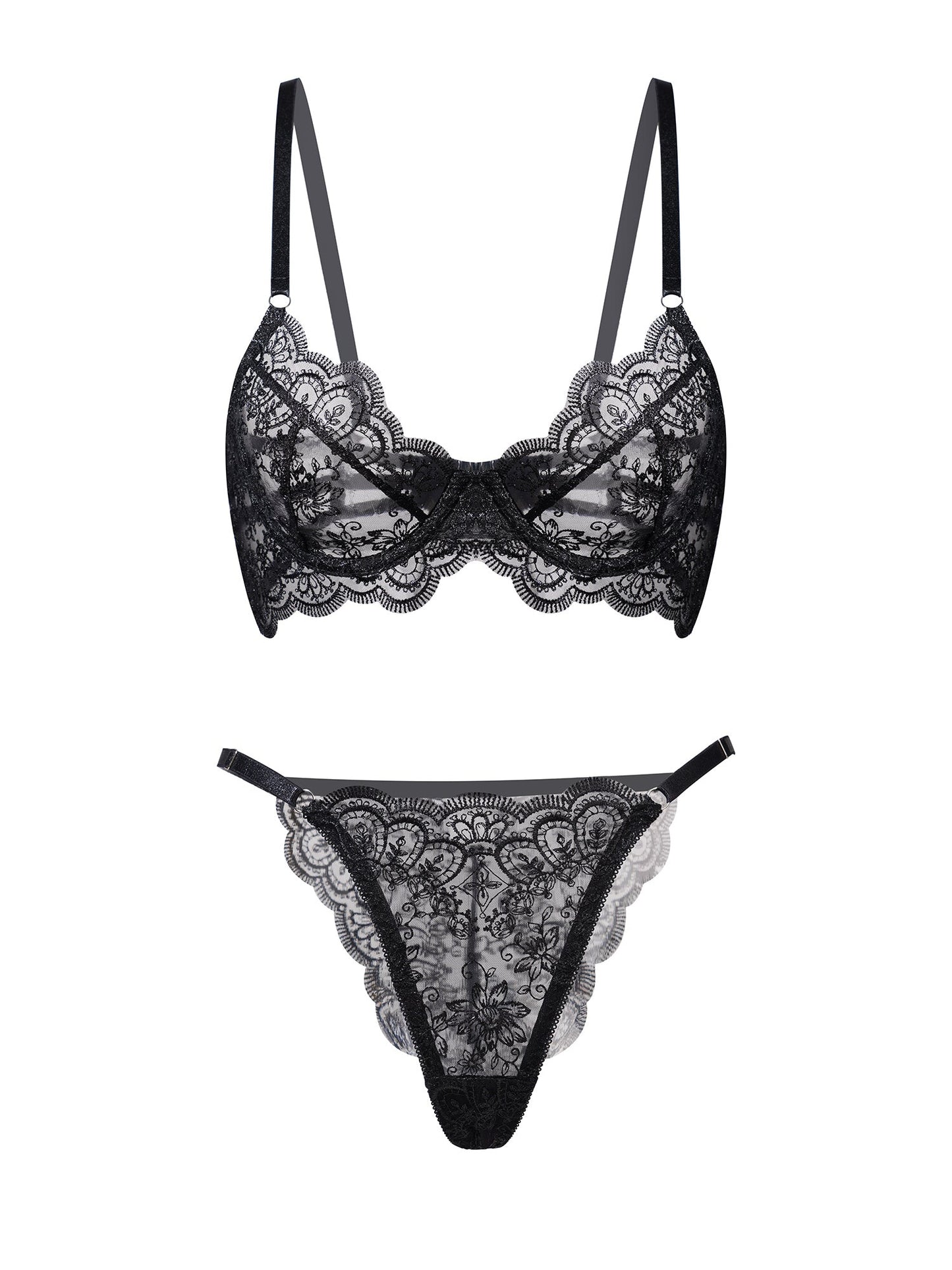 Exquisite Lace Lingerie Set