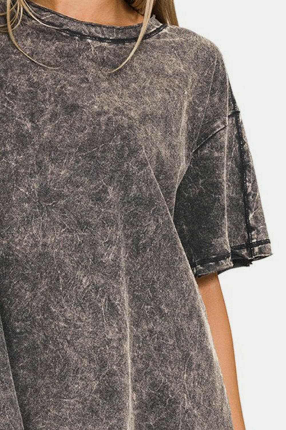 Women's Dropped Shoulder Blouse by Trendsi Zenana