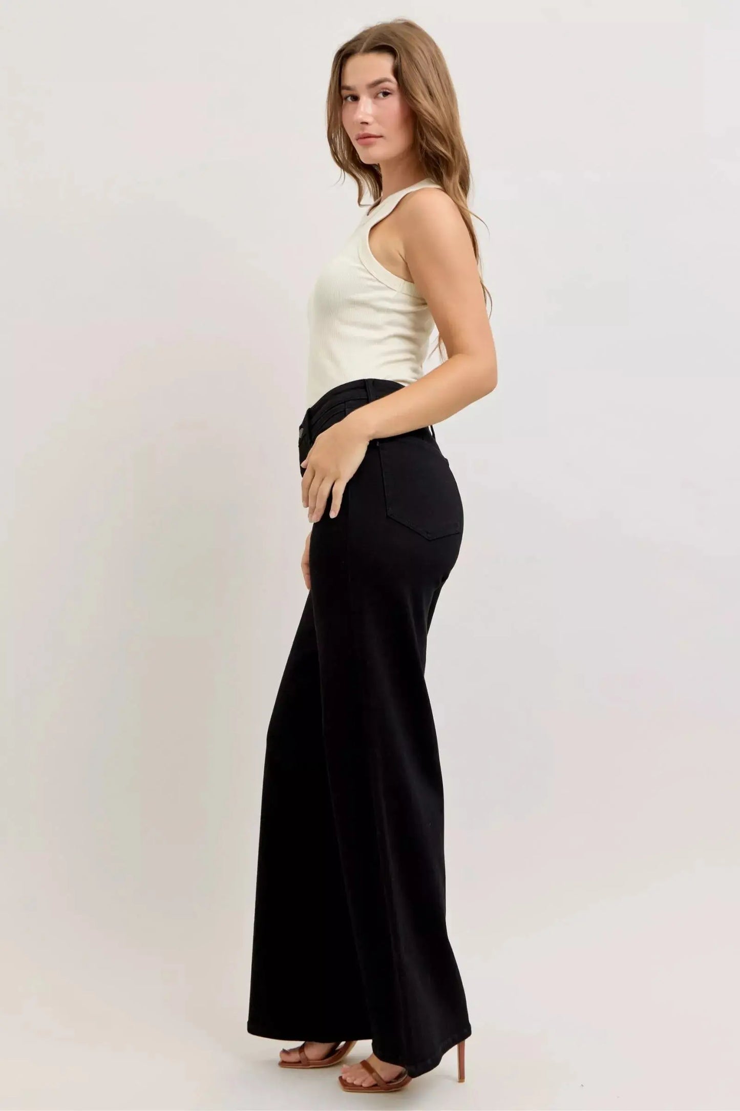 Judy Blue Jeans - High-Waisted Wide Leg Jeans