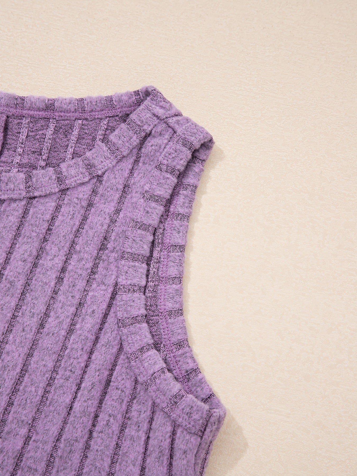 Slim Mineral Wash Ribbed Tank Top