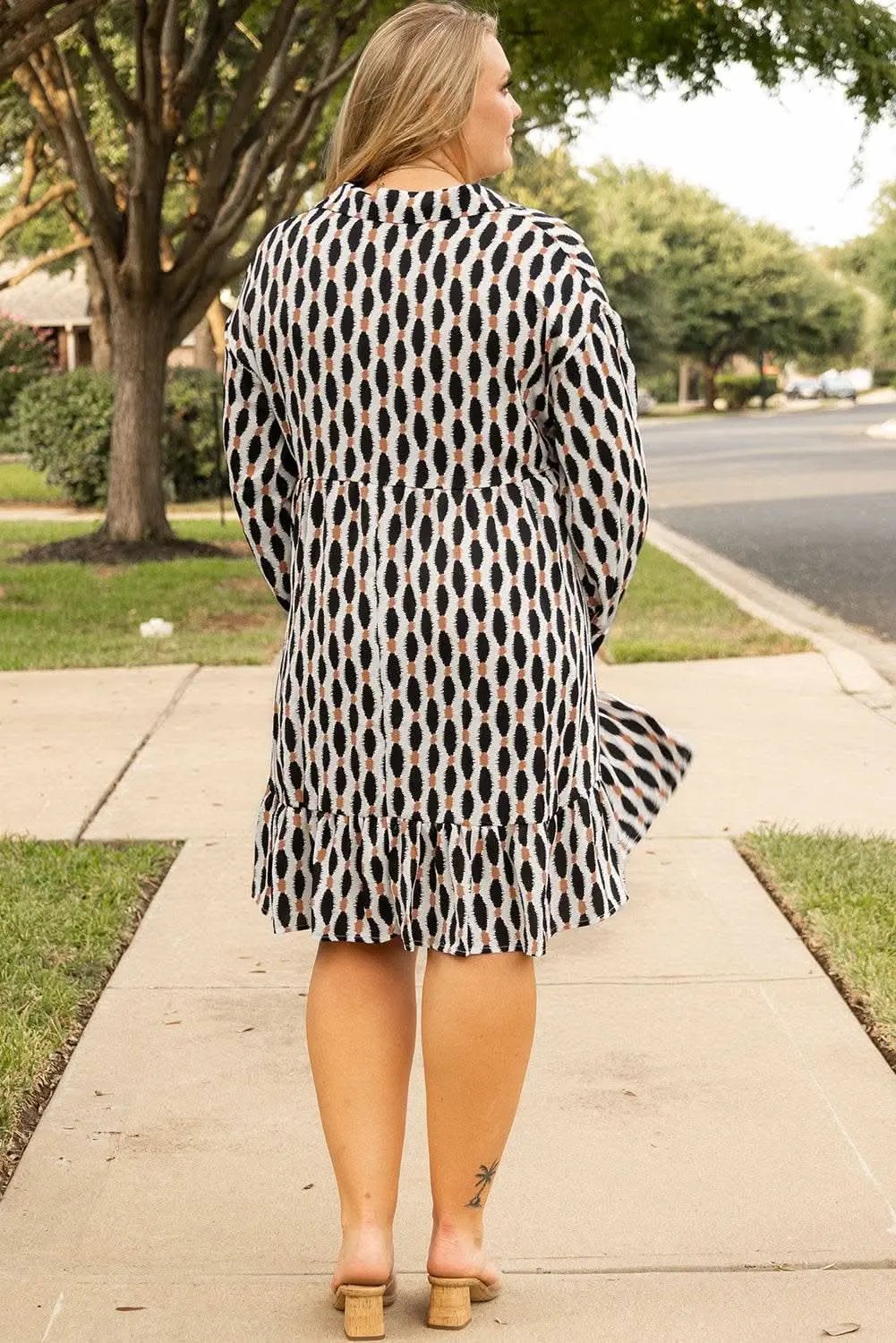 Dresses Apricot Plus Size V-Neck Mini Dress by Love Salve