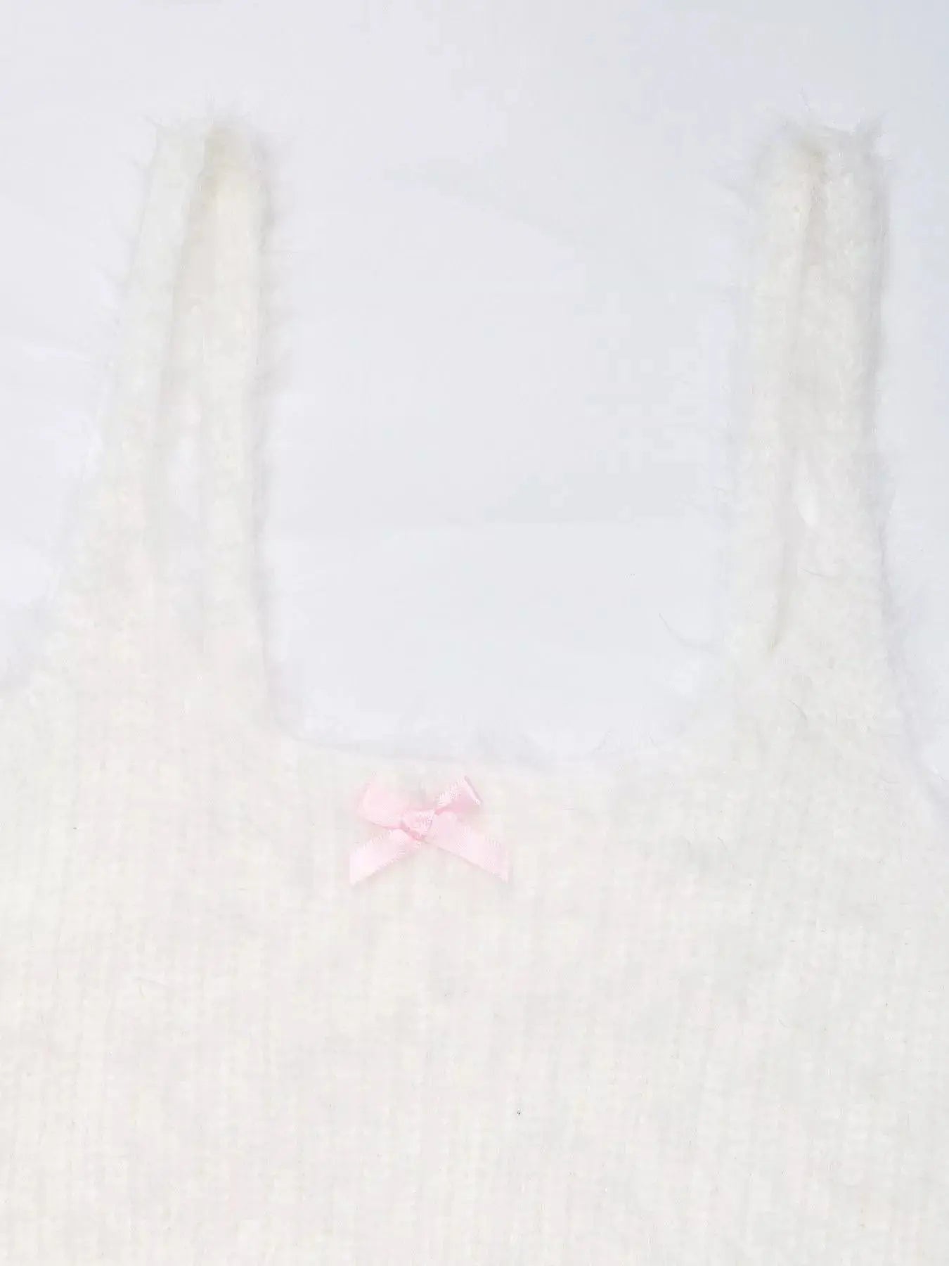 Cropped Bow Scoop Neck Camisole