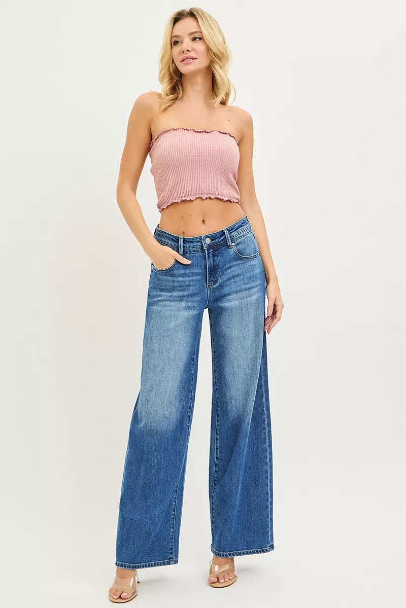 RISEN Jeans - Slouchy Baggy Jeans with Pockets
