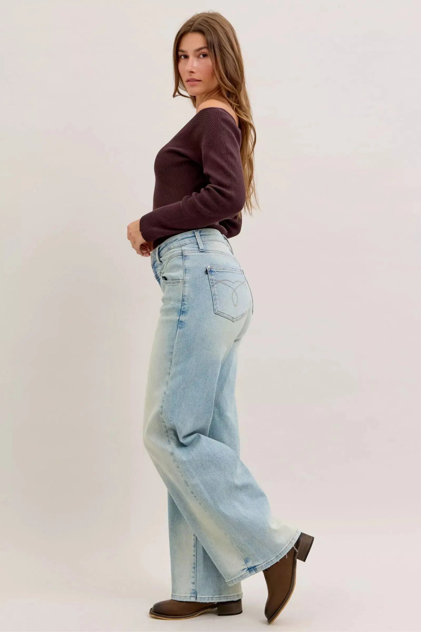 Judy Blue Jeans - High Waist Column Straight Jeans