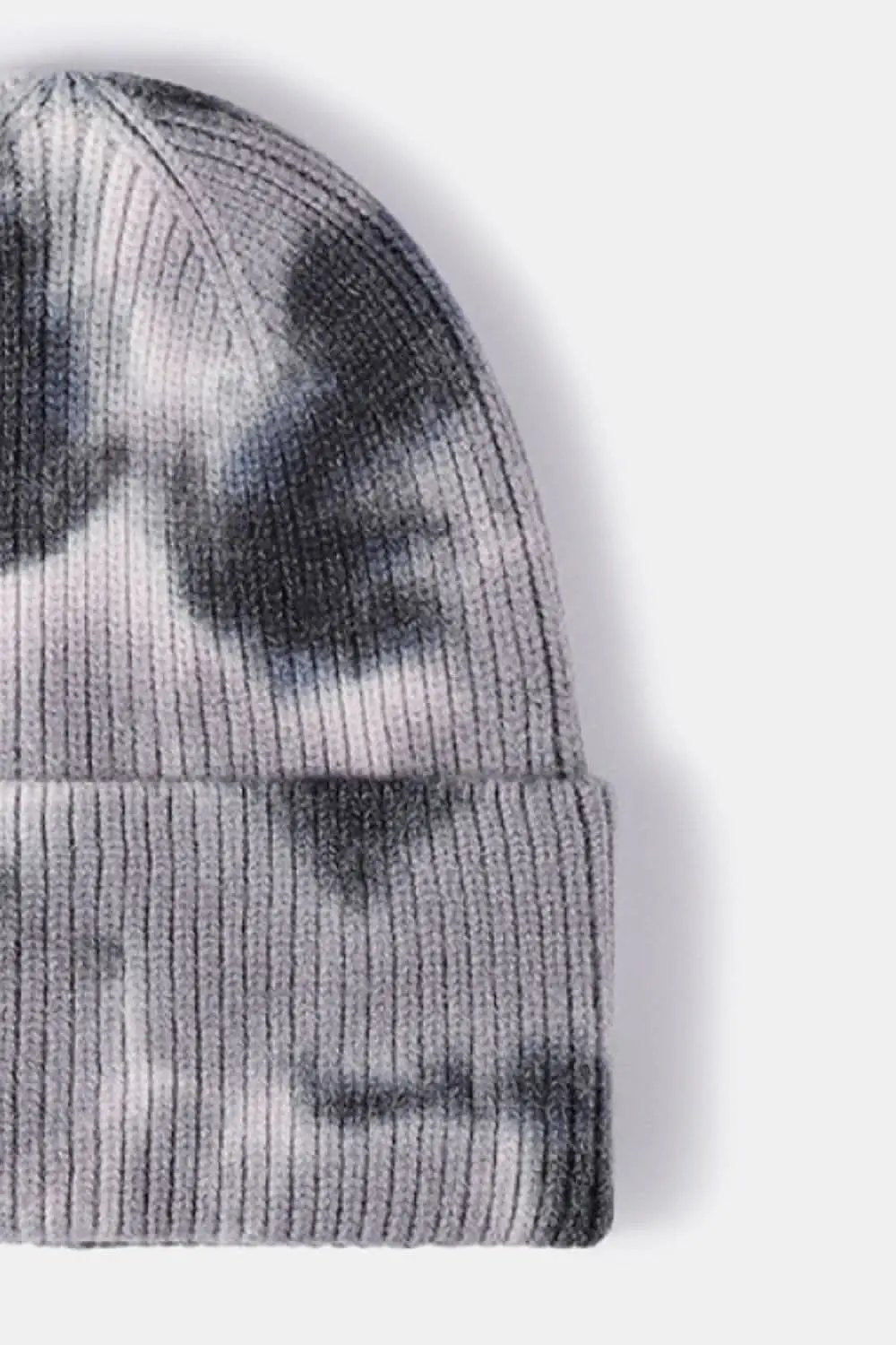 Trendsi Tie-Dye Knit Beanie Hat - Colorful Unisex Winter