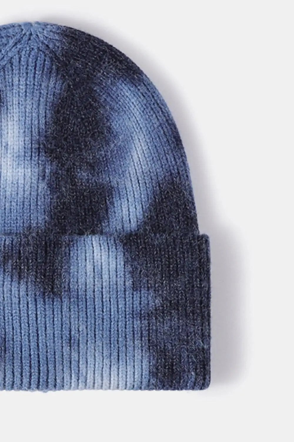 Trendsi Tie-Dye Knit Beanie Hat - Colorful Unisex Winter