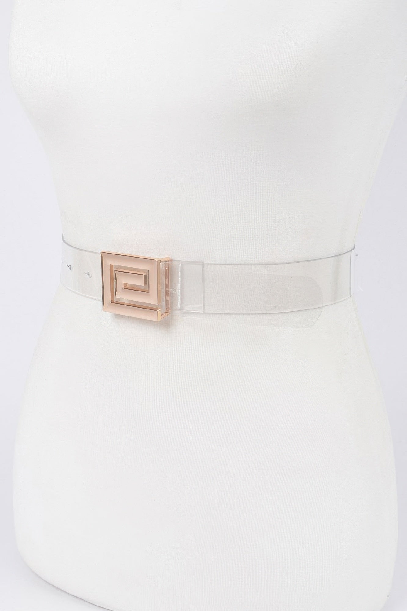 Metal Buckle Vegan Belt