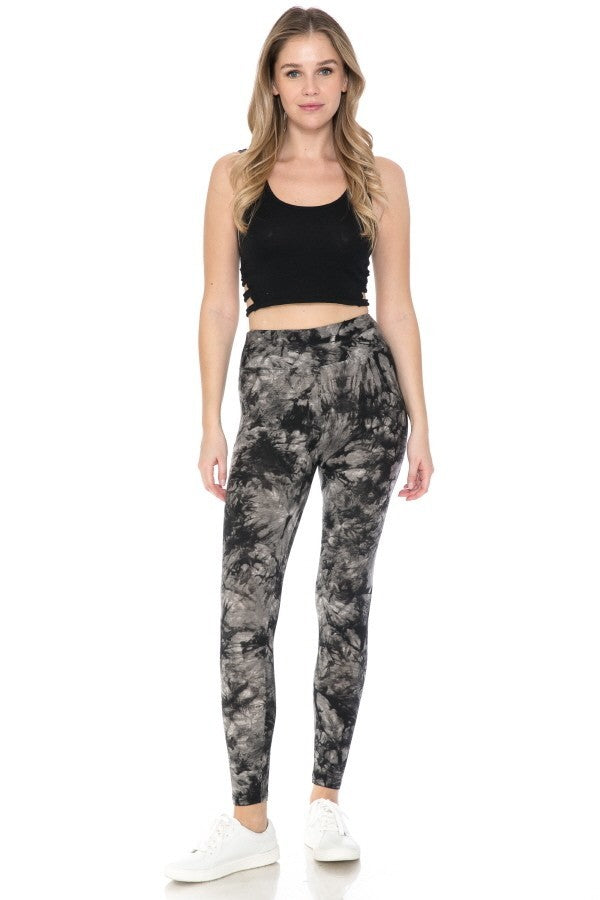High Waist Gray Yoga Style Leggings