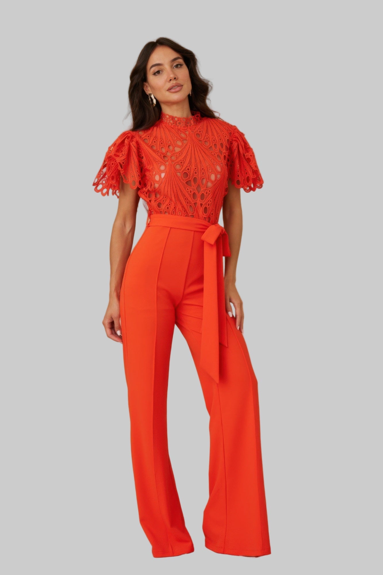 Crochet Top Jumpsuit