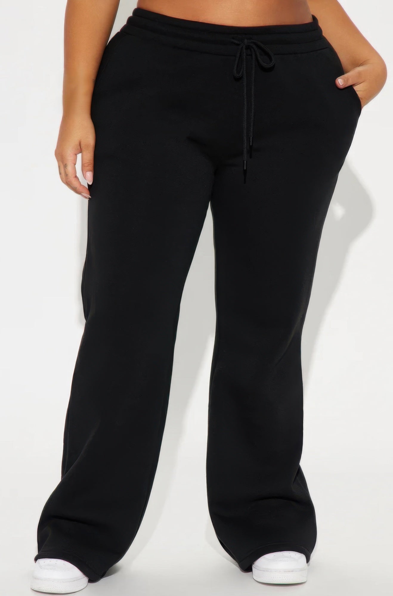 Black Flared Lounge Pants Small to Large, Female
