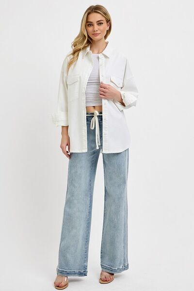 Straight Leg Jeans with Pockets Sizes Small to 3XL