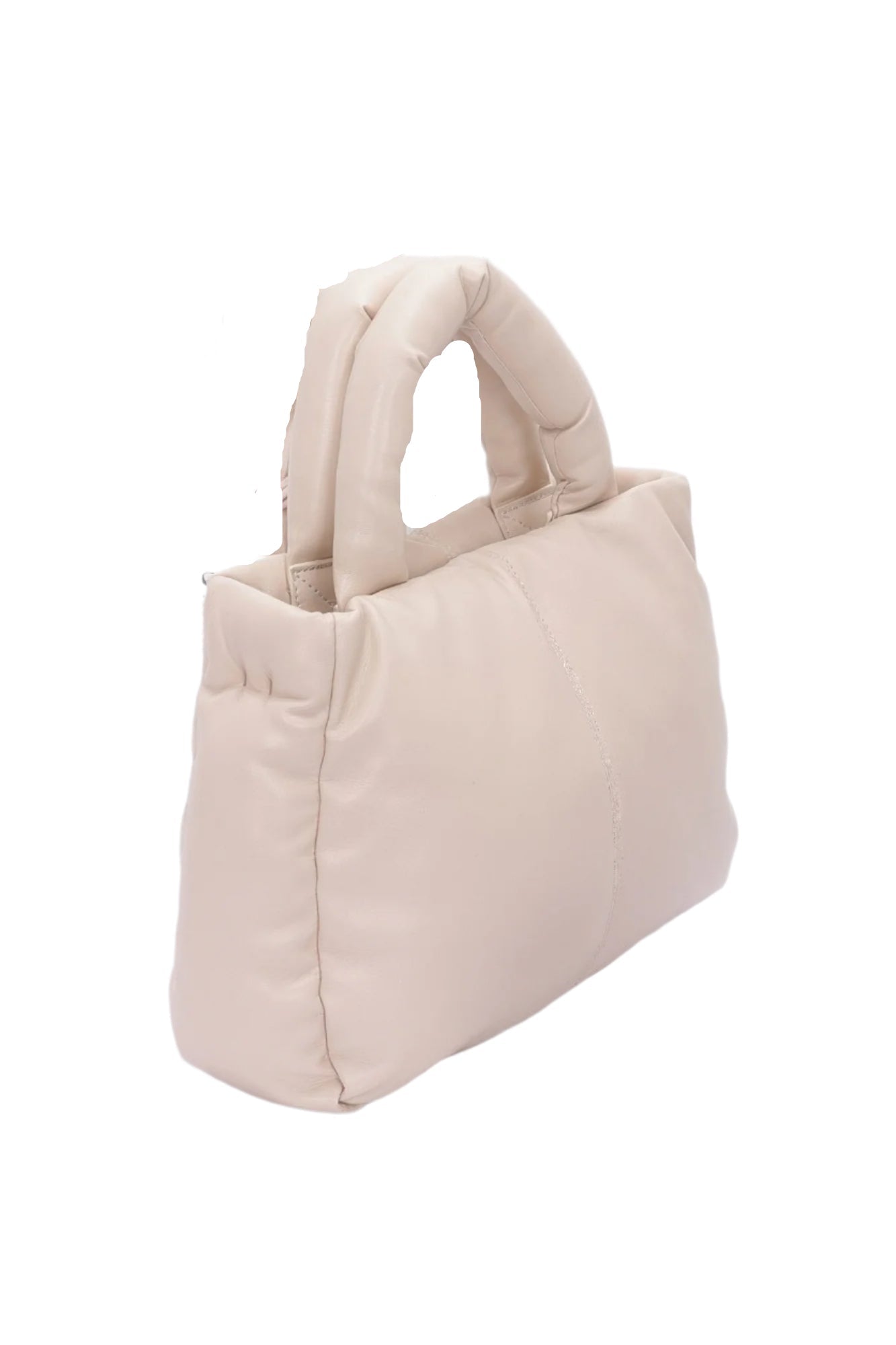 Faux Leather Padded Tote Bag