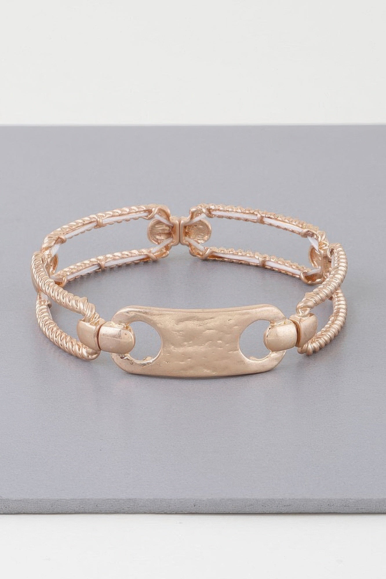 Twisted Plate Cuff Bracelet