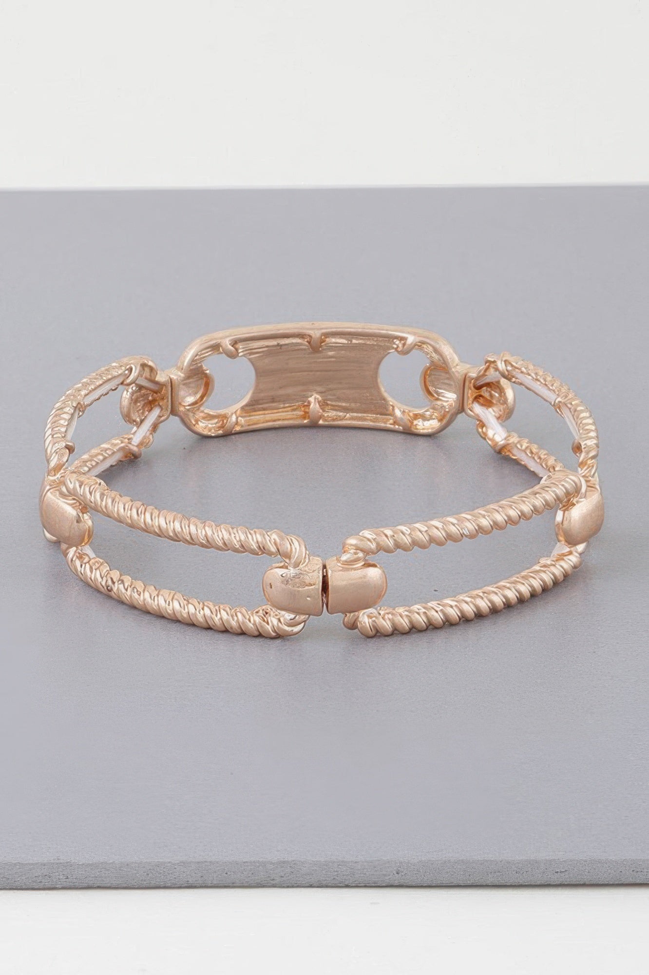Twisted Plate Cuff Bracelet