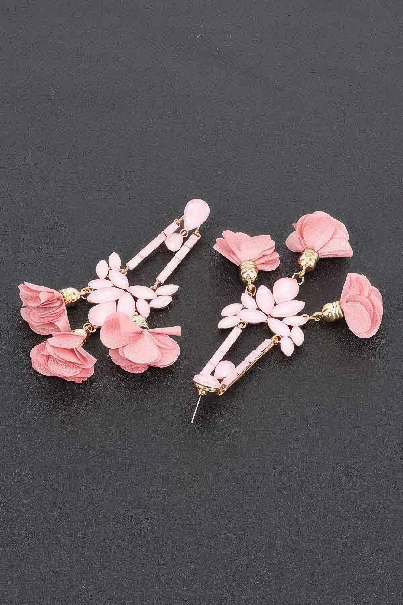 Flower Rhinestone Earrings