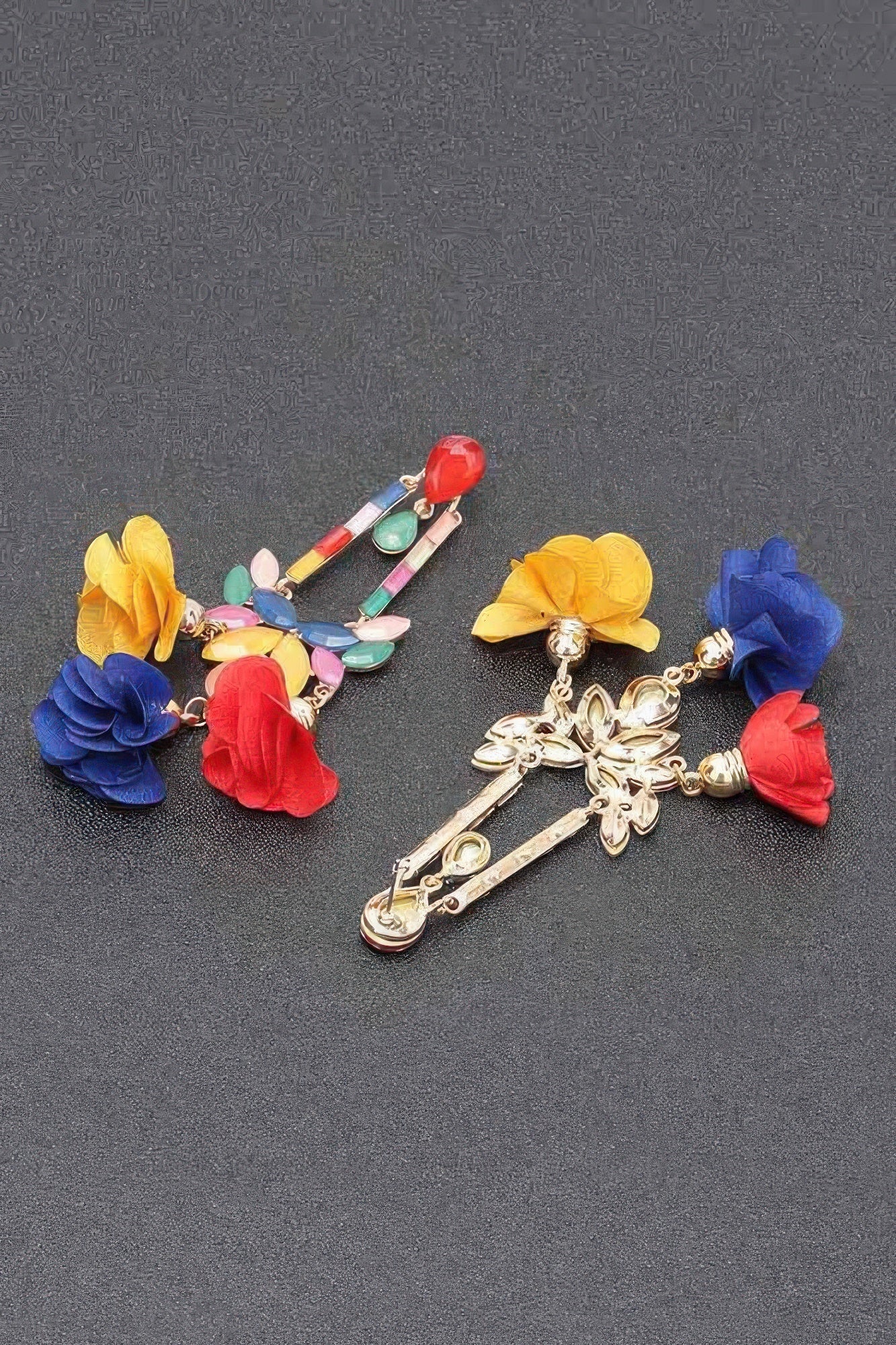 Flower Rhinestone Earrings