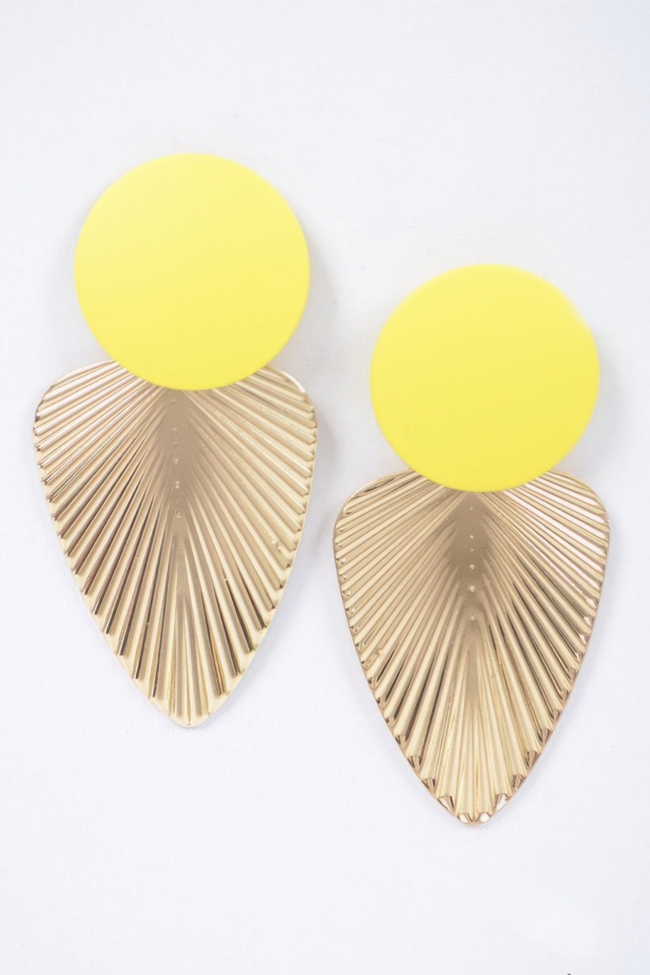 Geometric Shape Dangle Earrings 3"