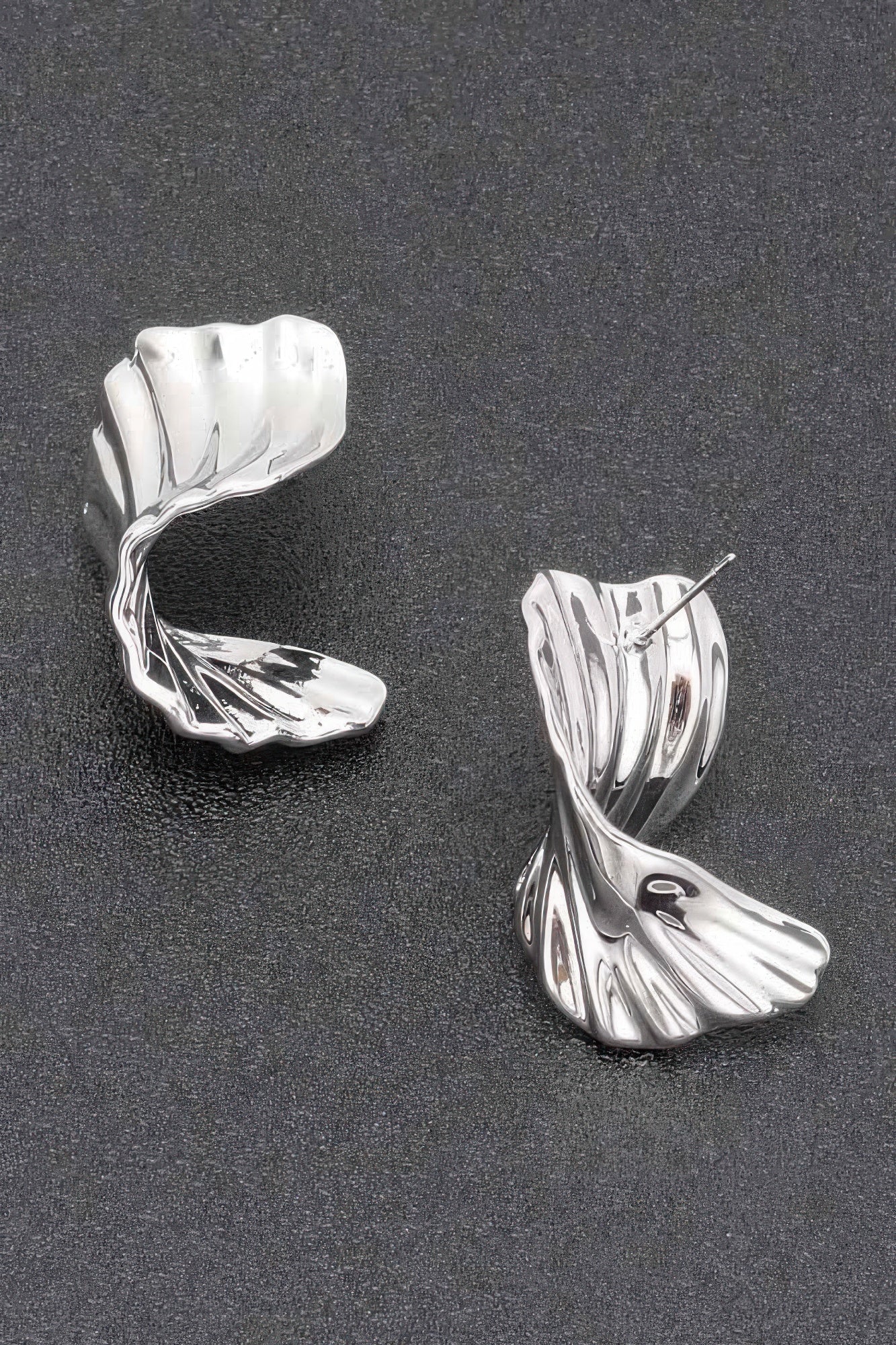 Gold Plated Metal Earrings