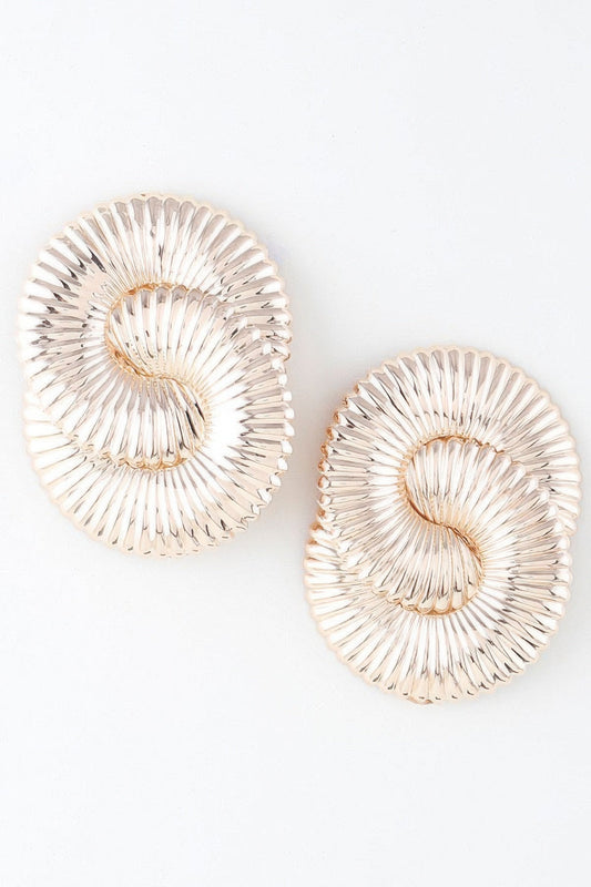 Interweaved Infinity Loop Earrings