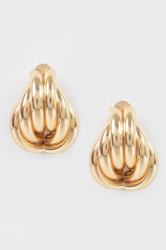 Metal Stud Earrings