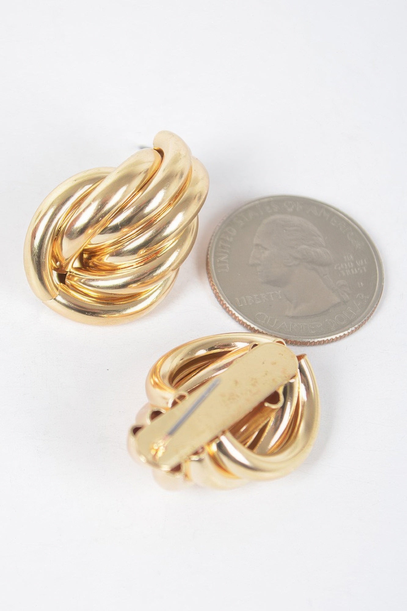 Metal Stud Earrings