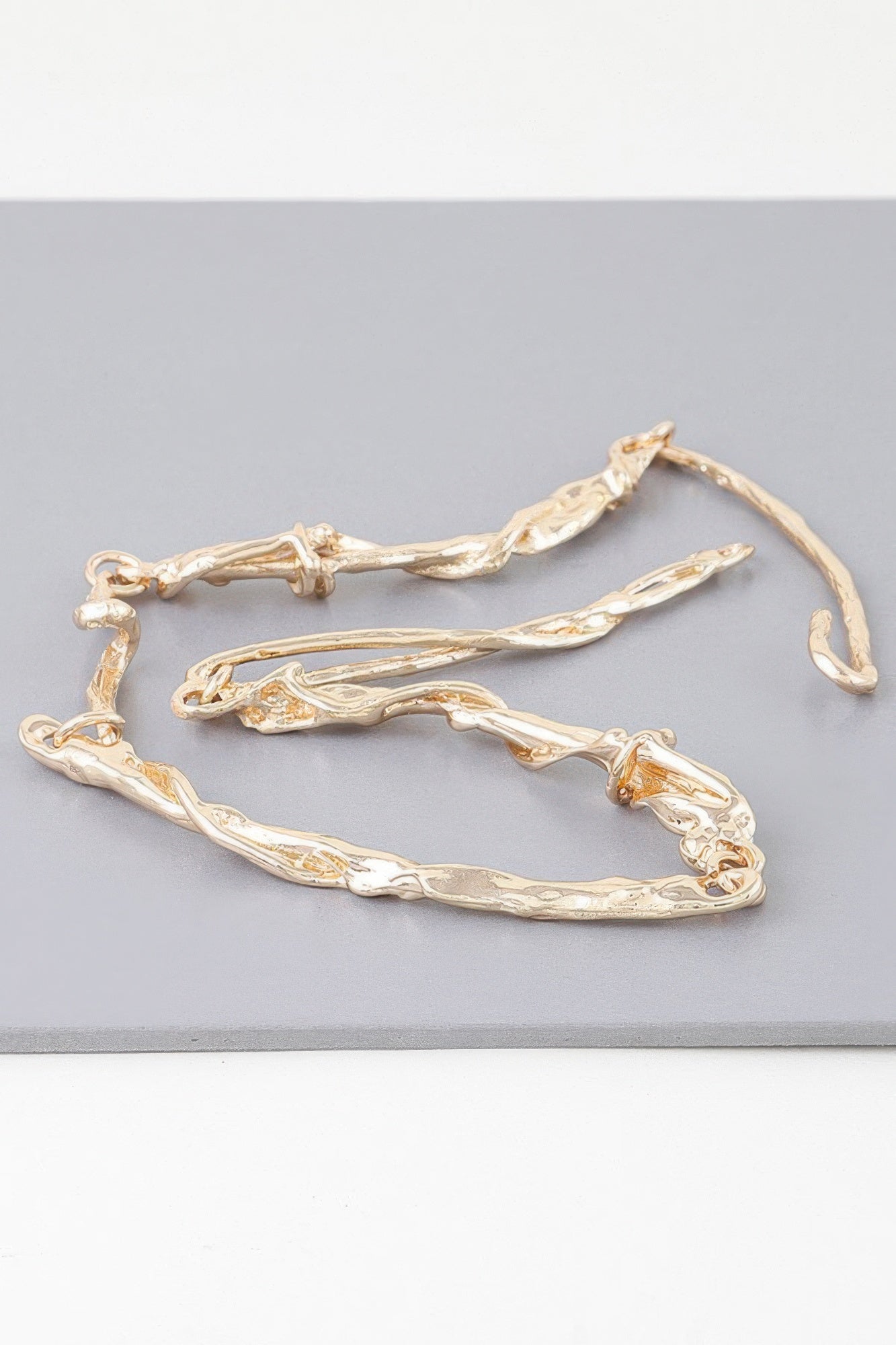 Multi Twisted Abstract Necklace