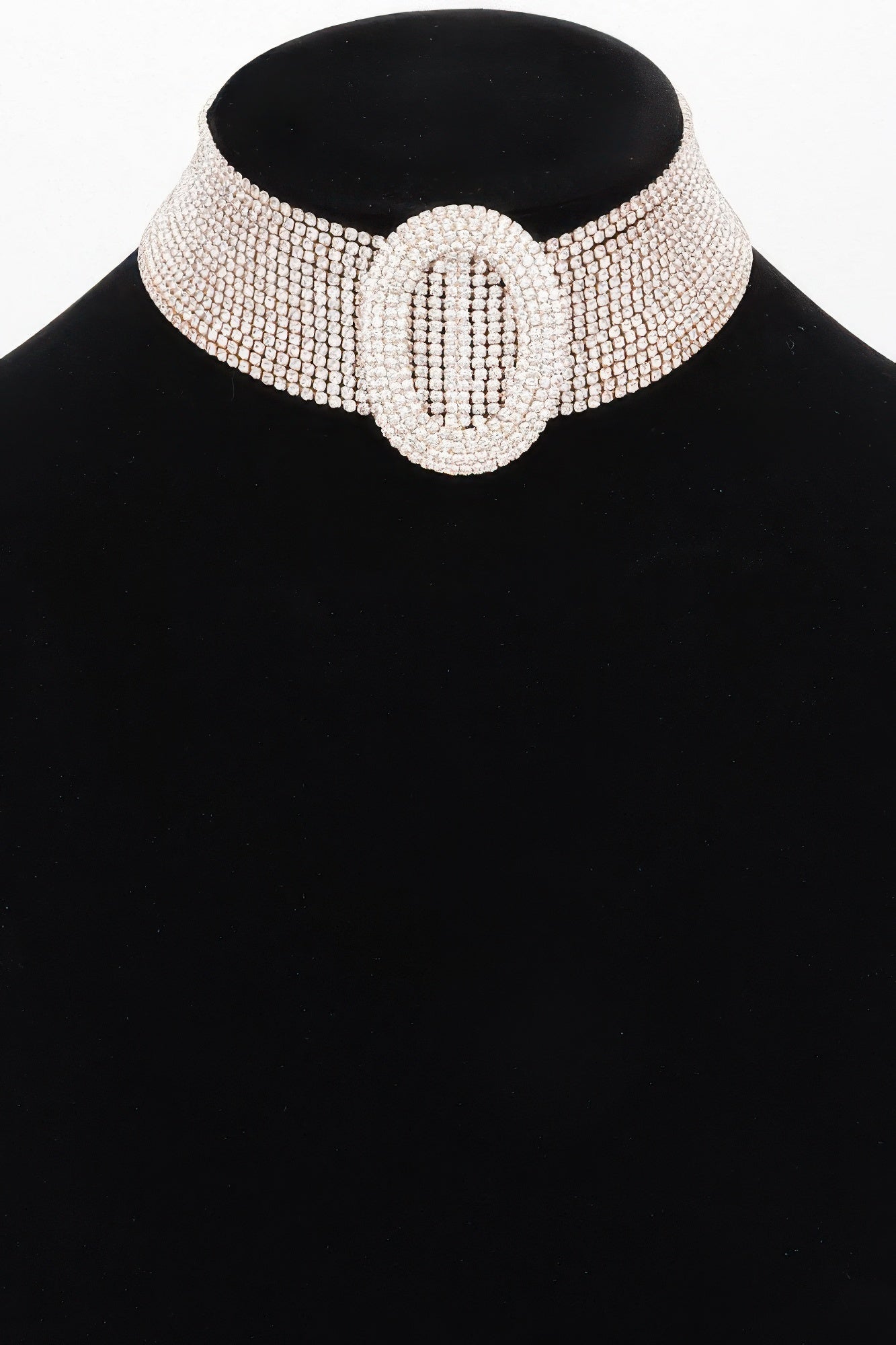 Rhinestone Choker Necklace