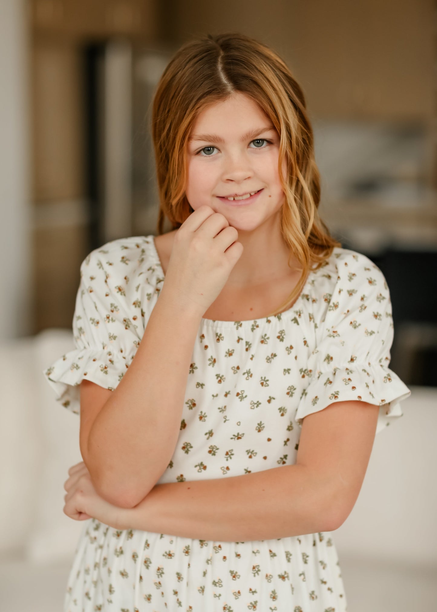 Girl's Aubriel Midi Dress