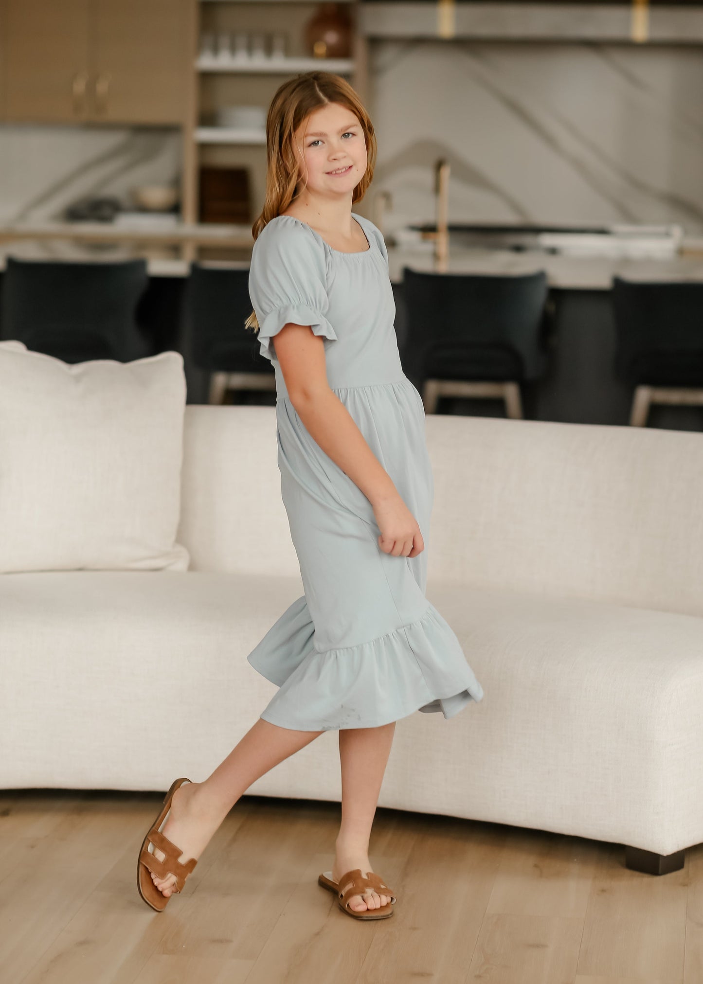 Girl's Aubriel Midi Dress