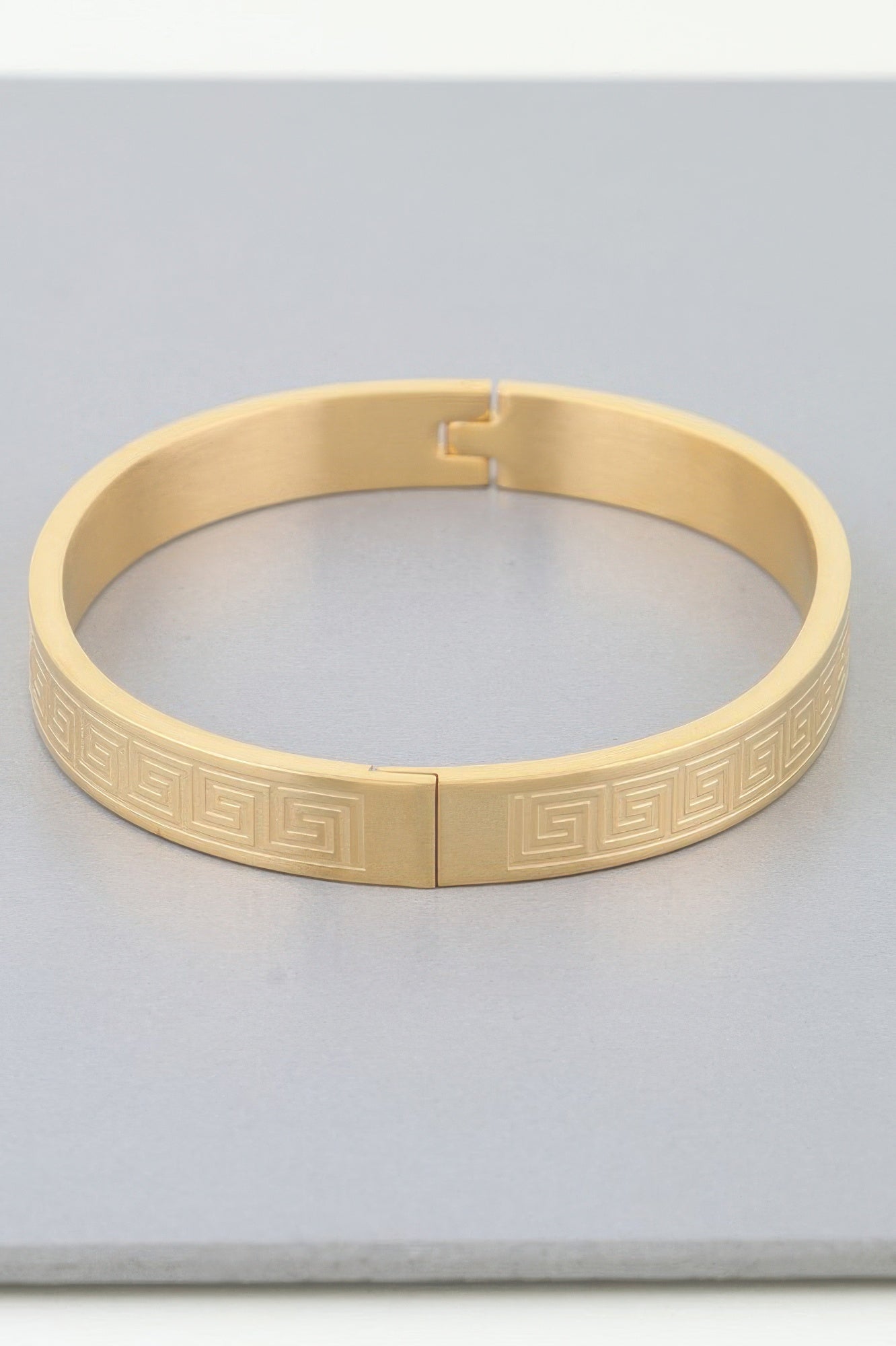 Aztec Maze Engraved Bracelet