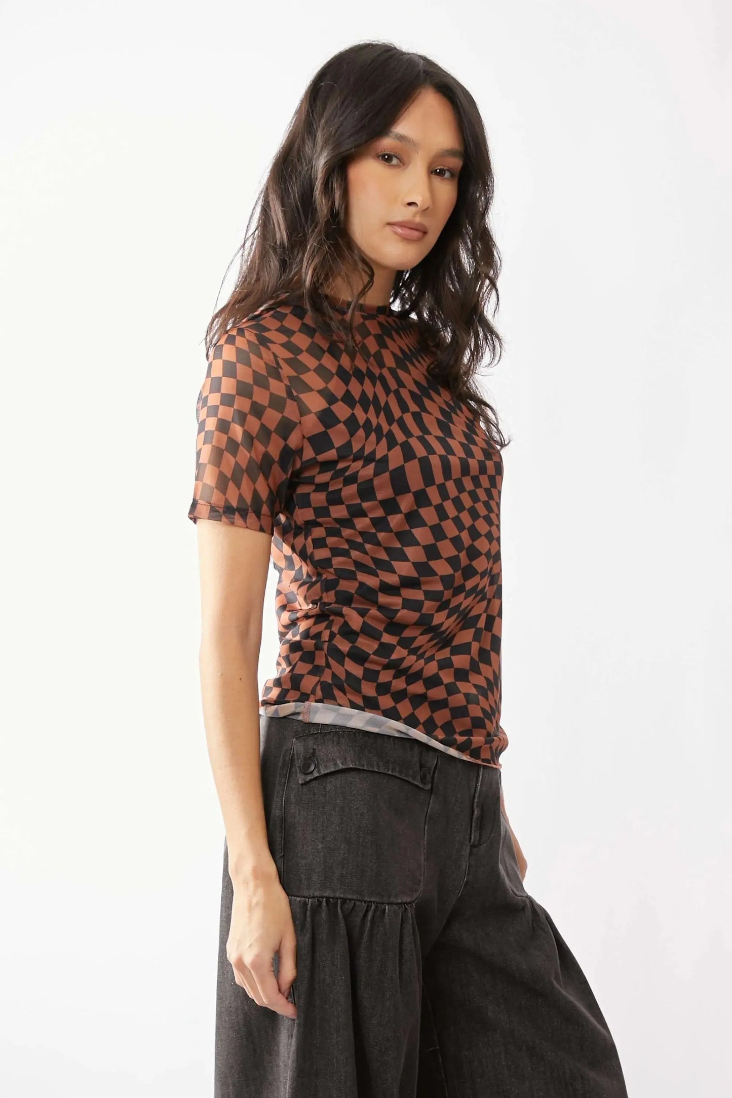 Trendsi Mesh Tee - Lightweight Breathable Top
