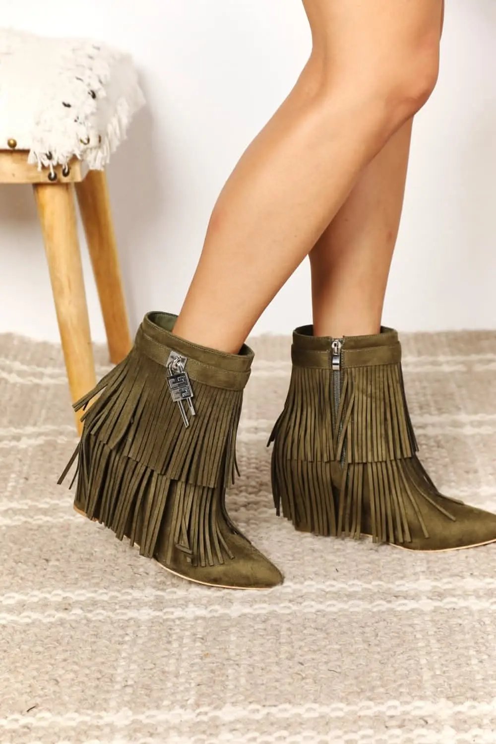 Accessories Trendsi Legend women's vegan suede booties