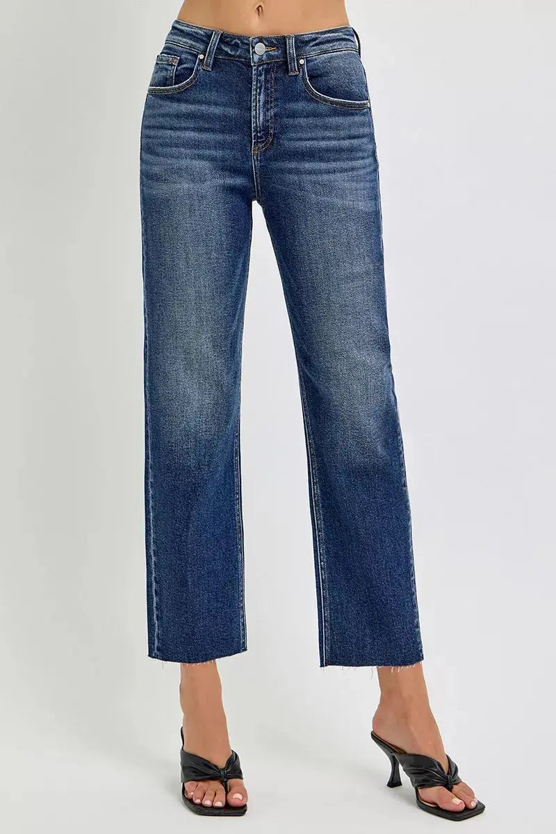 RISEN Jeans - High Rise Slim Barrel Jeans