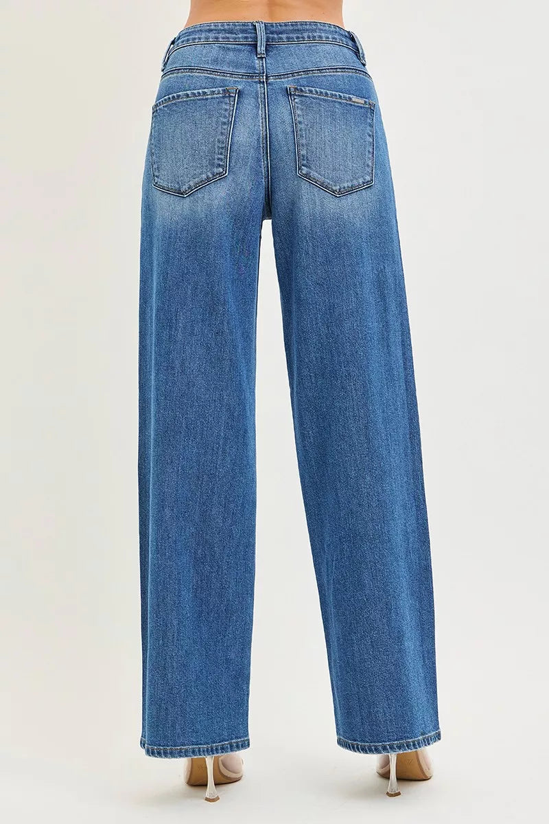 RISEN Jeans - Slouchy Baggy Jeans with Pockets