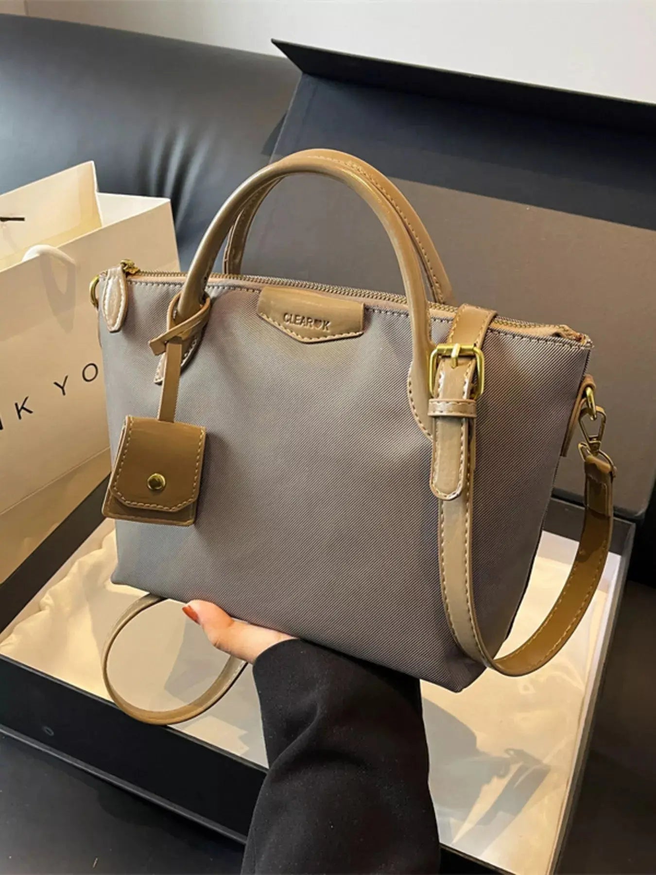 Top Handle Crossbody Bag