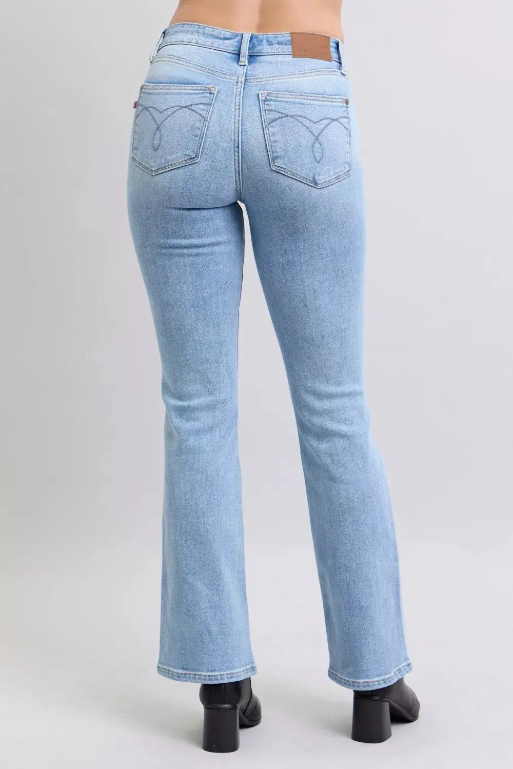 Judy Blue Jeans - Mid Rise Thermal Bootcut Jeans