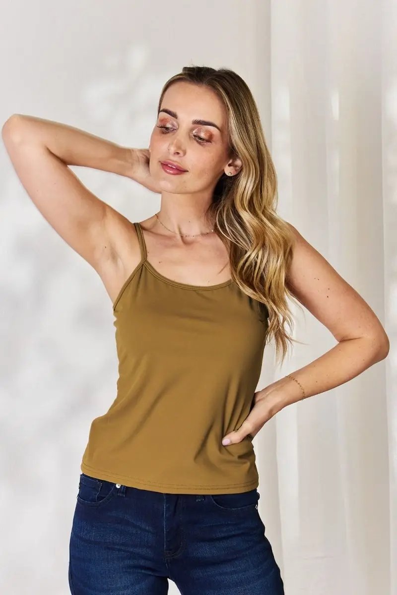 Accessories Trendsi Basic Bae Full Size Round Neck Slim Cami for Women