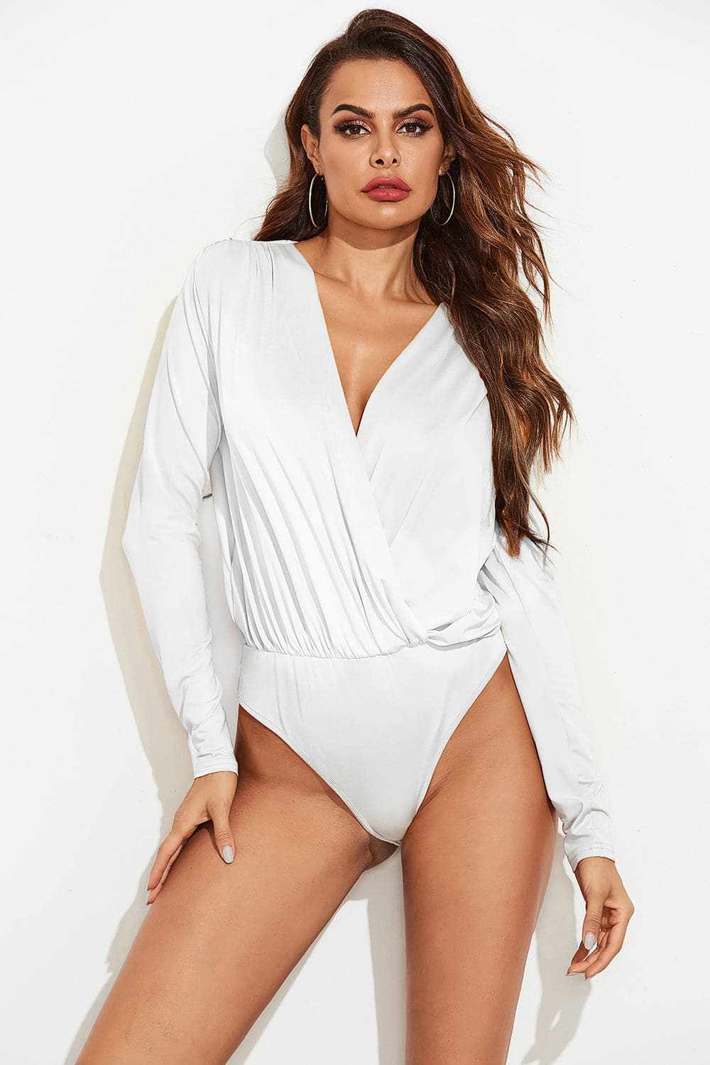 Bodysuits Trendsi Chic long sleeve bodysuit - stretchy & stylish