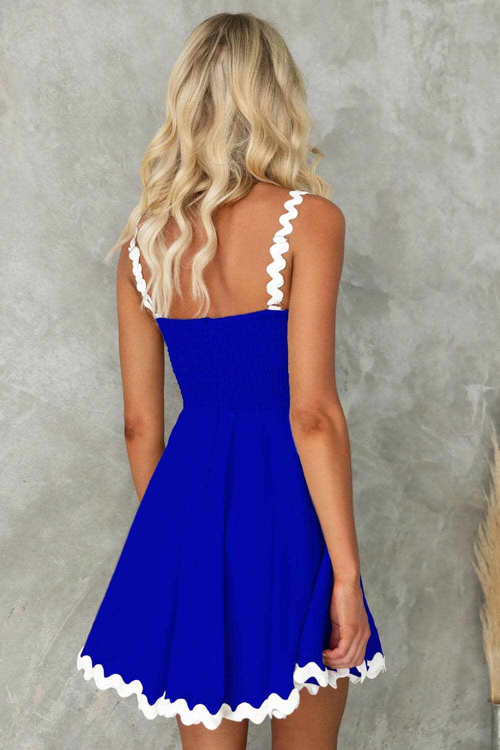 Dresses Trendsi Chic square neck mini dress with contrast trim