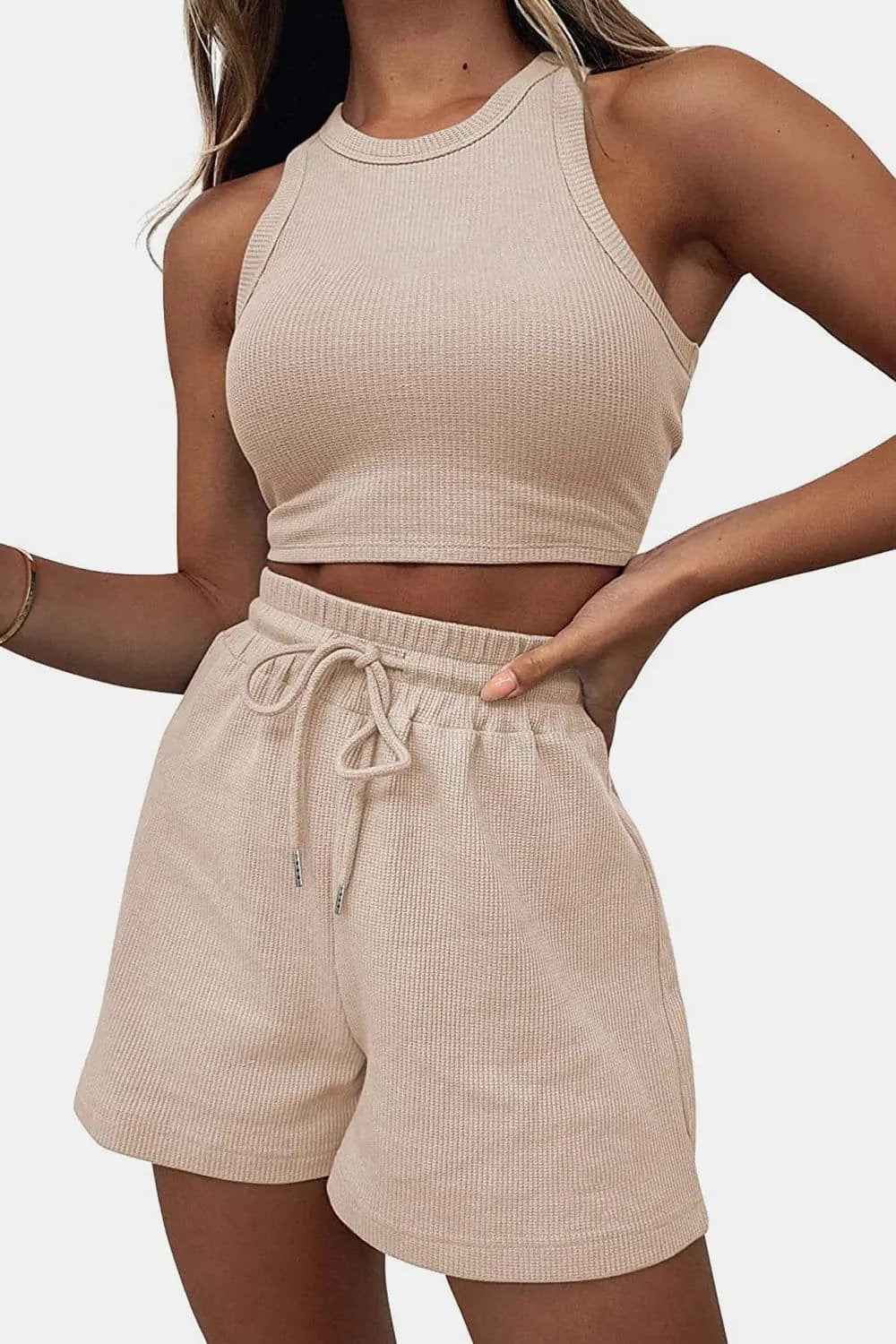 Trendsi Two-Piece Sets - Stylish Top & Shorts Set - Premium Quality