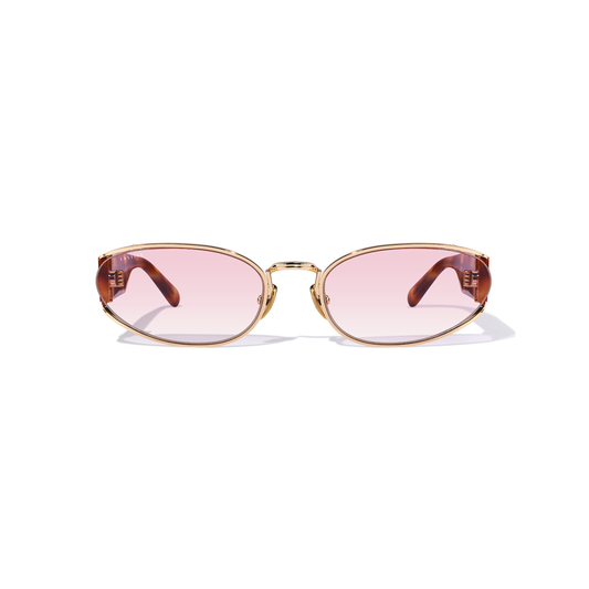 Bisou 60mm Oval Sunglasses | Pink Havana