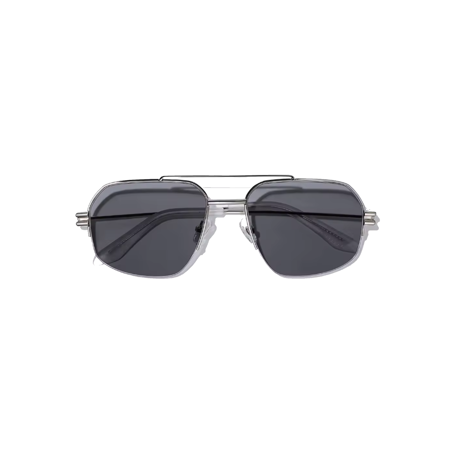 Bold Black 56mm Aviator Sunglasses | Black